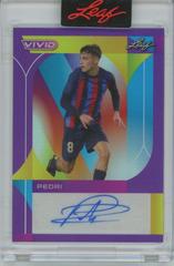 Pedri #BA-P1 Soccer Cards 2022 Leaf Vivid Autographs Prices
