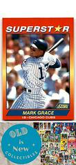 Mark Grace Baseball Cards 1992 Score Superstars Prices