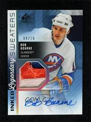 Bob Bourne [Patch] #IS-BO Hockey Cards 2021 SP Game Used Inked Sweaters Autograph Prices