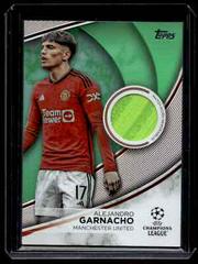 Alejandro Garnacho [Neon Green Foilboard] #TS-AJ Soccer Cards 2023 Topps UEFA Club Superstar Relic Prices