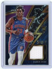 Jaden Ivey [Purple] #S-JI Basketball Cards 2022 Panini Select Sparks Patch Prices