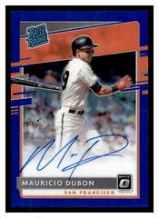 Mauricio Dubon [Blue] Baseball Cards 2020 Panini Donruss Optic Rated Rookies Signatures Prices