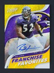 Ray Lewis [Autograph Gold] #FF-4 Football Cards 2023 Panini Prestige Franchise Favorites Prices