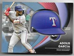 Adolis Garcia [Blue] #BH-AG Baseball Cards 2022 Topps Batting Helmet Relic Prices