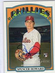 Spencer Howard Real One Autographs #ROA-SH Baseball Cards 2021 Topps Heritage Real One Autographs Prices