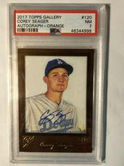 Corey Seager [Autograph Orange] #120 Baseball Cards 2017 Topps Gallery Prices