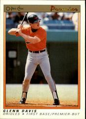 Glenn Davis #30 Baseball Cards 1991 O Pee Chee Premier Prices