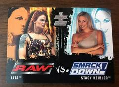 Lita, Stacy Keibler #83 Wrestling Cards 2002 Fleer WWE Raw vs Smackdown Prices