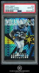 Edgerrin James [Gold Xfractor] #53 Football Cards 2004 Topps Finest Prices