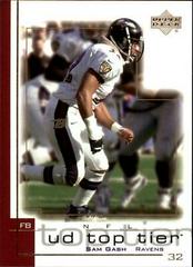 Sam Gash #16 Football Cards 2001 Upper Deck Top Tier Prices