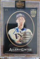 Blake Snell [Mini Black Border] #213 Baseball Cards 2017 Topps Allen & Ginter Prices