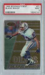 Blaine Bishop #71 Football Cards 1996 Bowman's Best Prices