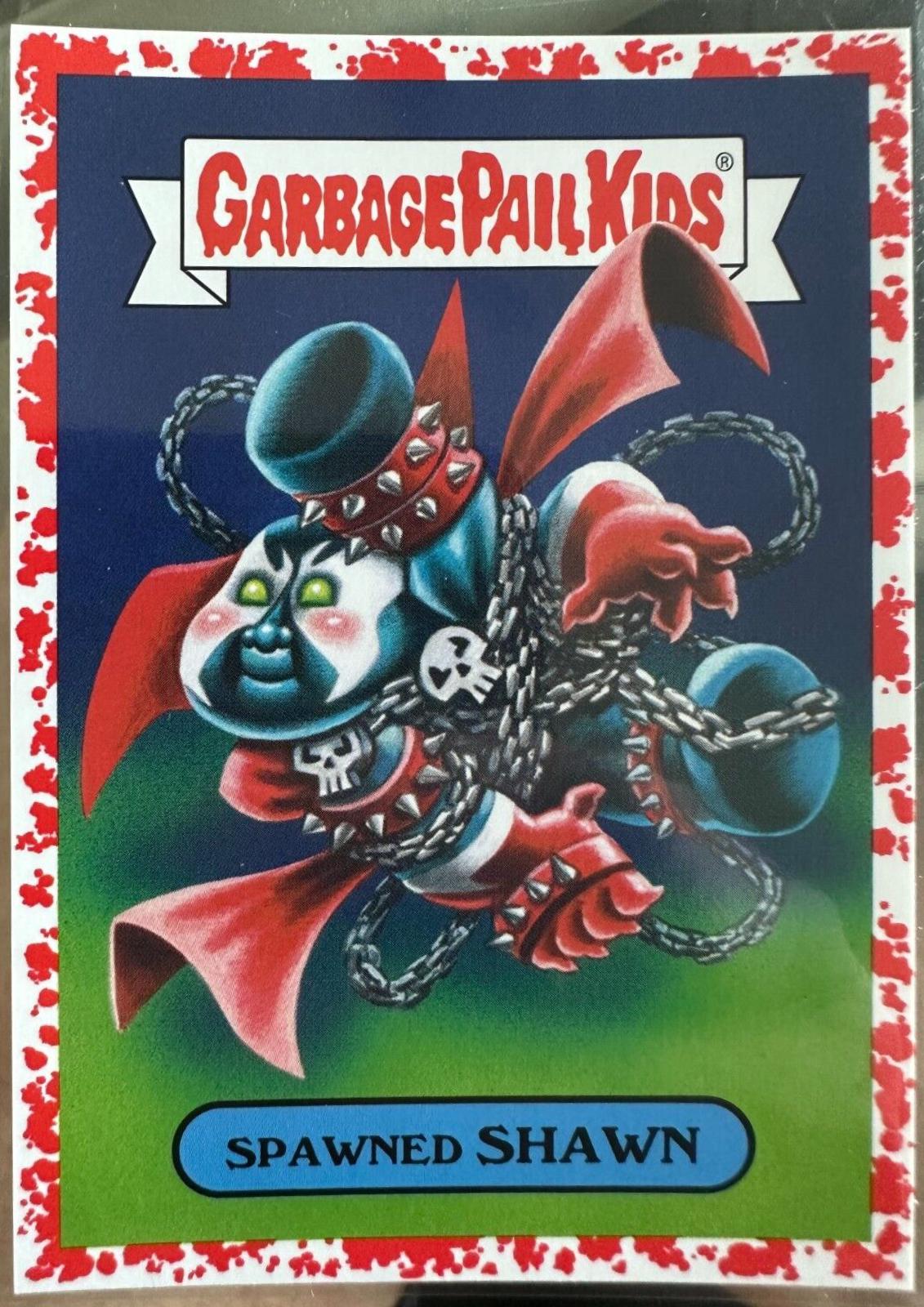 Spawned SHAWN [Red] #9a Garbage Pail Kids We Hate the 90s