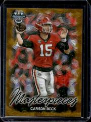 Carson Beck [Gold] #BM-13 Football Cards 2023 Bowman's Best University Masterpieces Prices