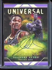 Deandre Ayton [Purple FOTL] #13 Basketball Cards 2023 Panini Origins Universal Autograph Prices