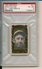 Eddie Collins #41 Baseball Cards 1963 Bazooka All Time Greats Prices