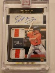 Jake Meyers Baseball Cards 2022 Panini Three and Two Rookie Dual Jersey Autographs Prices