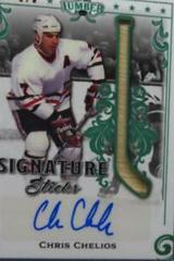 Chris Chelios [Emerald] Hockey Cards 2021 Leaf Lumber Signature Sticks Prices