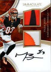 Tyler Boyd [Patch Autograph Gold] #130 Football Cards 2016 Panini Immaculate Prices