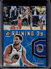Klay Thompson [Blue] Basketball Cards 2021 Panini Donruss Optic Raining 3s Prices
