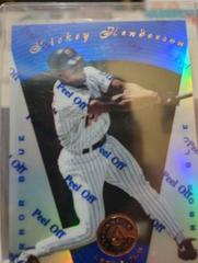 Rickey Henderson [Mirror Blue] #76 Baseball Cards 1997 Pinnacle Certified Prices
