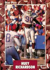 Huey Richardson Football Cards 1991 Star Pics Prices