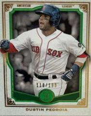Dustin Pedroia [Green] #48 Baseball Cards 2013 Topps Museum Collection Prices