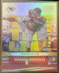 Travis Kelce [Gold Zone] #TL-TK Football Cards 2022 Panini Score Toe the Line Prices