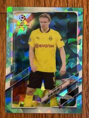 Erling Haaland [Aqua] #49 Soccer Cards 2020 Topps Chrome UEFA Champions League Sapphire Prices