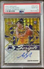 Austin Reaves [Gold] #RS-ARV Basketball Cards 2021 Panini Mosaic Rookie Scripts Autographs Prices