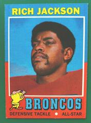 Rich Jackson Football Cards 1971 Topps Prices
