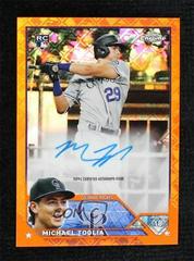 Michael Toglia [Orange] #RCA-MTO Baseball Cards 2023 Topps Chrome Logofractor Autograph Prices