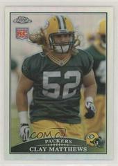 Clay Matthews [Refractor] Football Cards 2009 Topps Chrome Prices