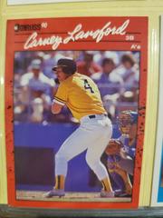 Carney Lansford #95 Baseball Cards 1990 Donruss Prices