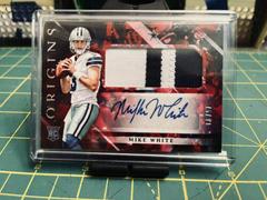 Mike White [Jumbo Patch Autograph Red] #139 Football Cards 2018 Panini Origins Prices