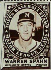 Warren Spahn Baseball Cards 1961 Topps Stamps Prices