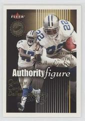 Emmitt Smith & Quincy Carter Football Cards 2001 Fleer Authority Figure Prices