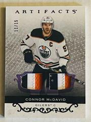 Connor McDavid [Material Purple] #101 Hockey Cards 2021 Upper Deck Artifacts Prices
