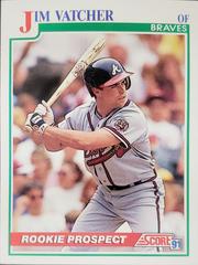 Jim Vatcher #341 Baseball Cards 1991 Score Prices