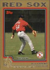 Juan Cedeno Baseball Cards 2004 Topps Traded Prices