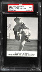 Barry Latman [Cleveland Back] Baseball Cards 1962 Kahn's Wieners Prices