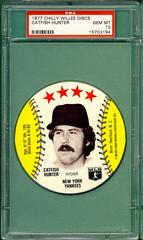 Catfish Hunter Baseball Cards 1977 Chilly Willee Discs Prices