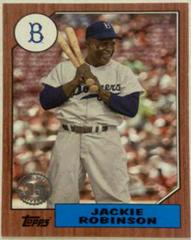 Jackie Robinson [Red] #T87-69 Baseball Cards 2022 Topps 1987 Prices
