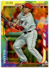 Joey Votto [Gold Refractor] #43 Baseball Cards 2014 Finest Prices