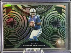 Anthony Richardson [Green Electric Etch] #3 Football Cards 2023 Panini Obsidian Tunnel Vision Prices