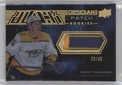 Philip Tomasino [Gold Patch] Hockey Cards 2021 SPx UD Black Obsidian Rookie Jersey Prices