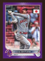 Shohei Ohtani [Purple] Baseball Cards 2022 Topps Japan Edition Prices