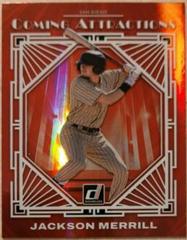 Jackson Merrill #CA23 Baseball Cards 2023 Panini Donruss Coming Attractions Prices