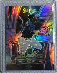 Ronald Acuna Jr. [Holo] #SP3 Baseball Cards 2022 Panini Select Sparks Prices