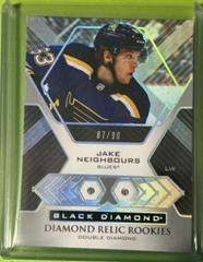 Jake Neighbours [Double] Hockey Cards 2021 Upper Deck Black Diamond Rookie Relic Prices
